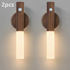 Creative Intelligent Auto PIR Motion Sensor LED Rechargeable Magnetic Night Light Wall Light Kitchen Cabinet Light Bedside Lamp