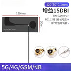 2Pcs/Lot 5G Full Frequency 4G/NB-IoT Module with Built-in PCB/FPC IoT Omnidirectional High Gain Signal Enhancement Antenna