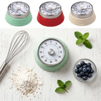 Magnetic Suction Countdown Alarm Clock 60 Minutes Battery Free Children Study Timer Mechanical Operation Visual Display