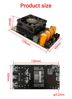ZK-3002 Pure Rear Level Digital Amplifier Board Stereo 300Wx2 TPA3255 Bridged Mono 600W AMP Audio Music Power Amplifier Board
