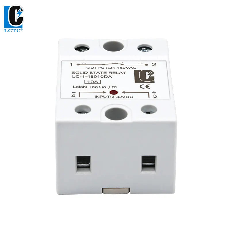 LCTC SSR Relay DC TO AC DC TO DC AC TO AC Solid State Relay Single Phase 10A 25A 40A 60A 80A 100A 120A 200A 240A LC-1-DA/AA/DD
