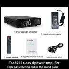 D1pro tpa3255 pffb stereo power amplifier 2.1 channel pure post-stage digital power amplifier