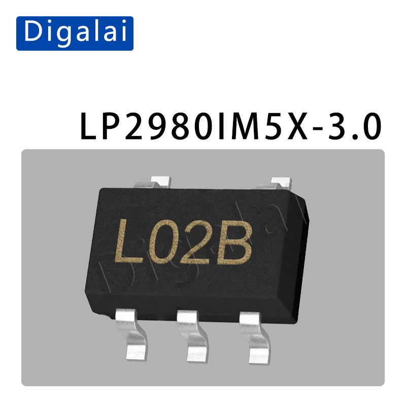 100%New original 5pcs LP2985IM5X-5.0 LP2980 LP2992 LP3985 3.0 3.3 ADJ SOT23-5 LDO Linear regulator chip