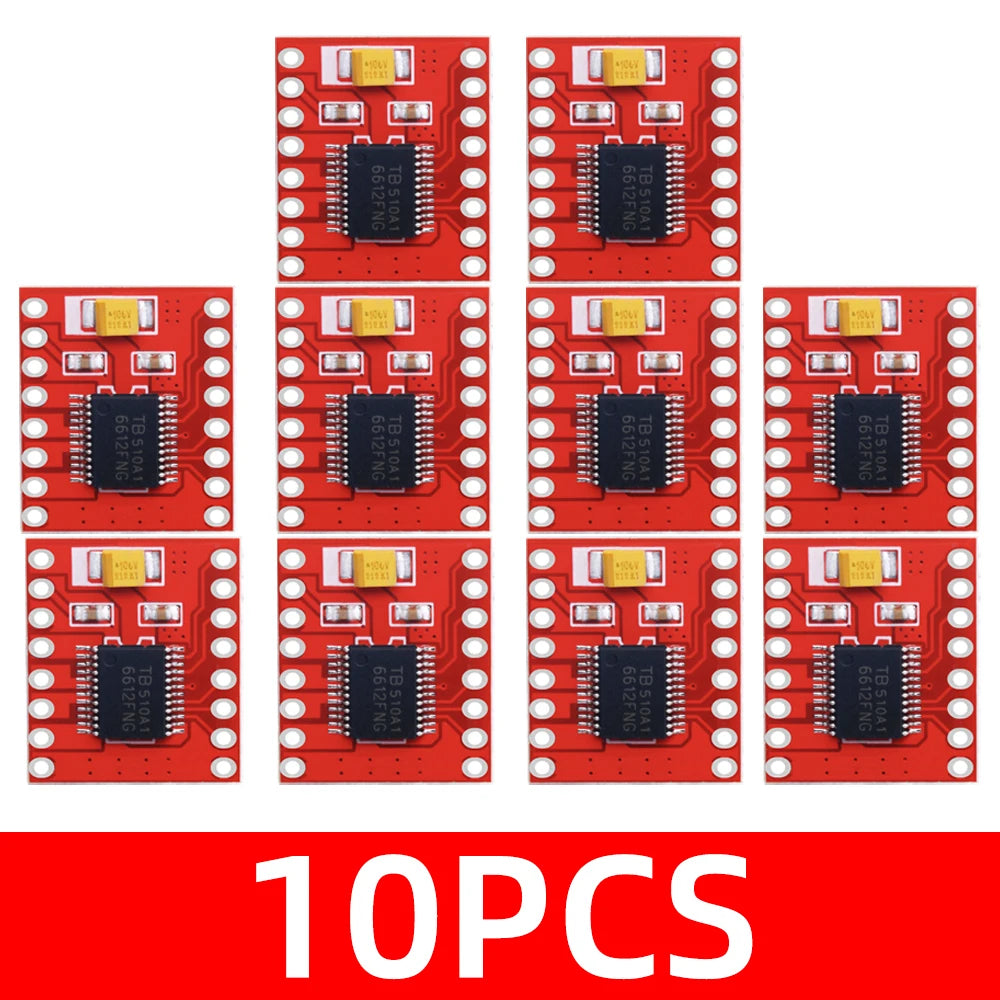 TB6612FNG Dual Motor Driver - 1A Motor Control Module for Arduino Microcontroller, Superior to L298N