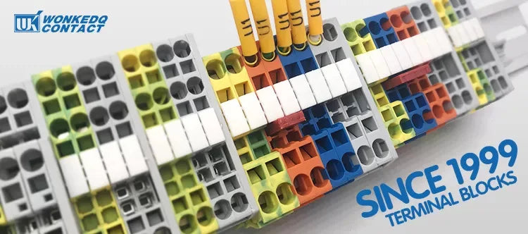 PT1.5 Push-In Din Rail Terminal Block 1.5mm² Wire Feed-Through Electrical Connector Strip Plug PT-1.5 PT 1.5