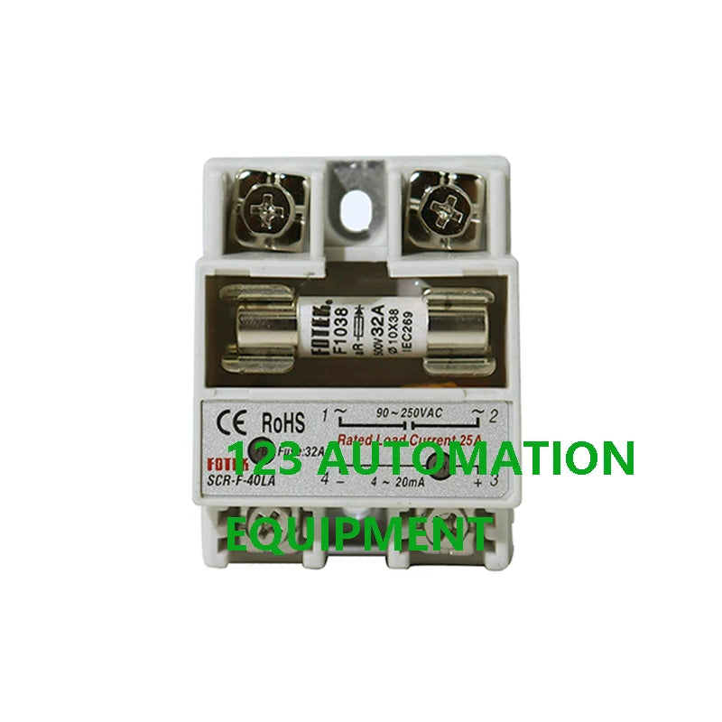 Authentic New FOTEK SSR-F-10DA 25DA 40DA 10DA-H 25DA-H 40DA-H  SCR-F-25LA 40LA 25LA-H 40LA-H Safe Type Small Solid State Relay