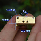 Mini 7-Type N20 Full Metal Gear Motor DC 6V-12V 60RPM Slow Speed Inverted Shaft Micro Gearbox Gear Reducer Motor DIY Robot Toy