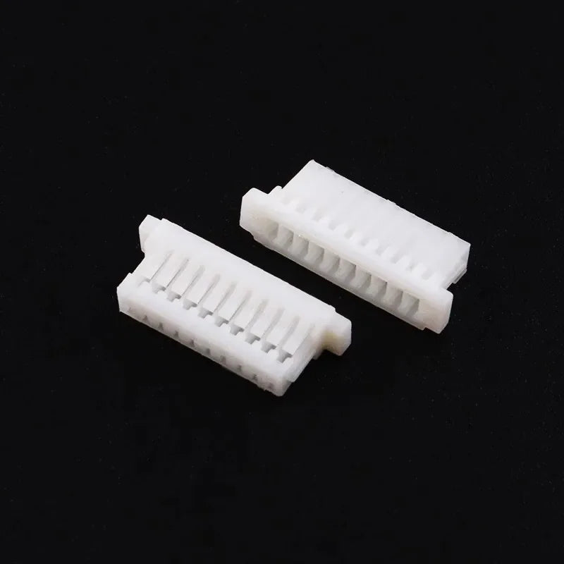 50pcs/LOT JST SH 1.0 female material SH1.0 1mm Pitch Connector 2/3/4/5/6/7/8/9/10P Pin Leads Housing Shell Housing SH-Y