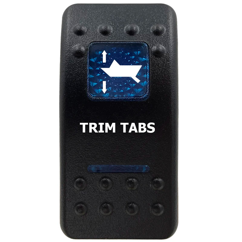 12V Marine Grade Rocker Switch SPST/ON OFF, DPDT/(ON) OFF (ON) Blue Led Light Bar for Carling ARB NARVA Replace Waterproof IP66