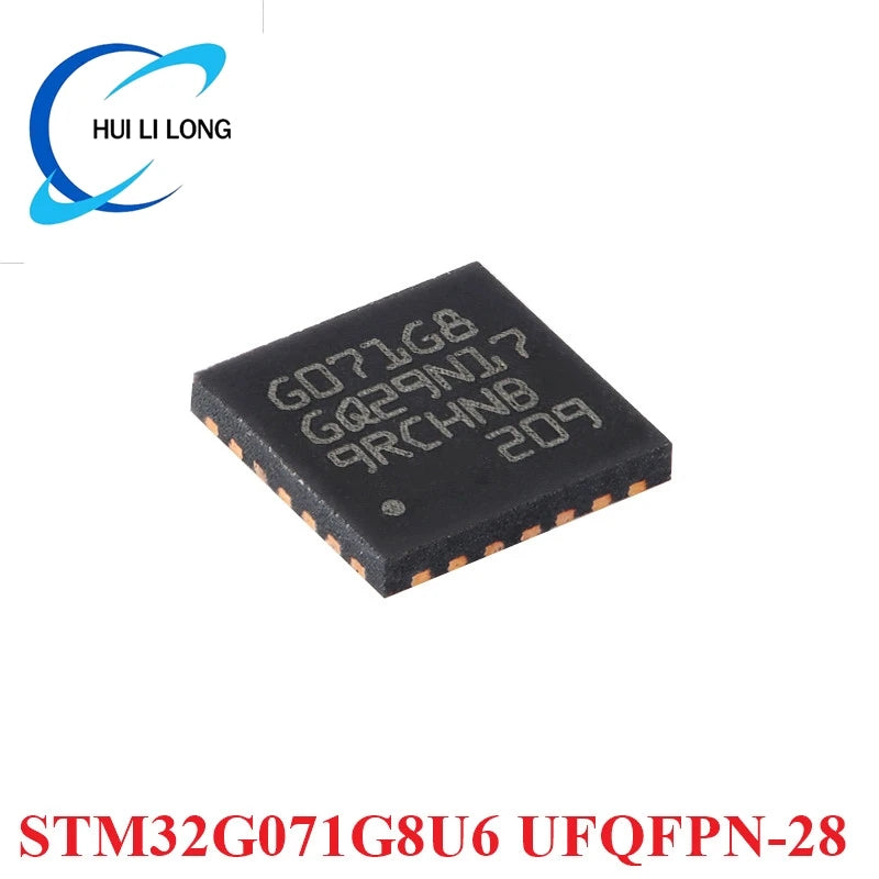 STM32G071G8U6 UFQFPN-28 STM32G071 STM32G071G8 STM32 STM32G ARM Cortex-M0+ 32-bit Microcontroller MCU Chip IC New Original