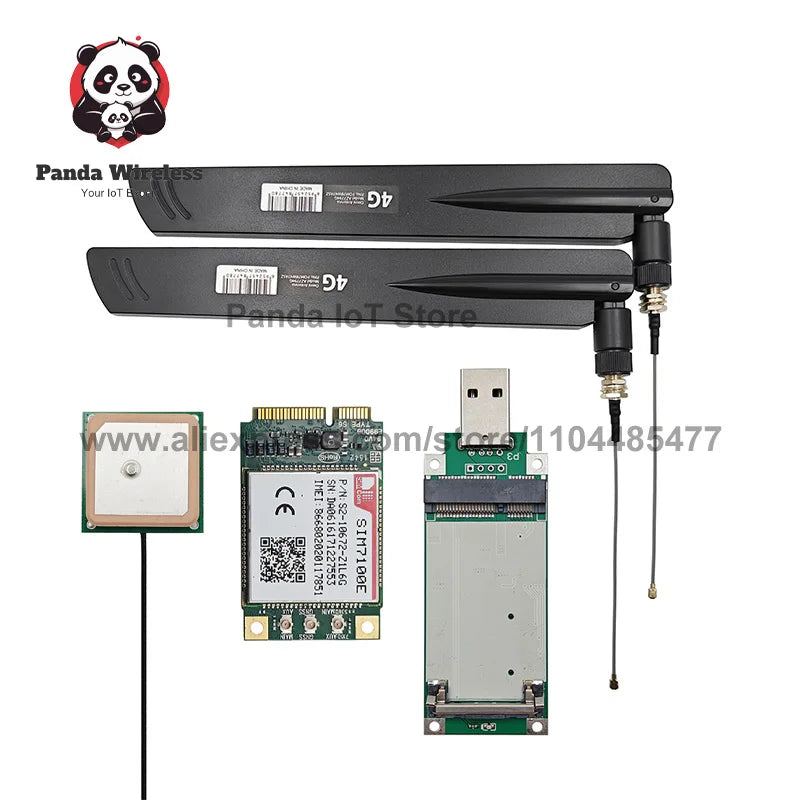 Good Price in Stock！SIMCom SIM7100E 4G LTE Module Mini PCIe Modem FDD/TDD-LTE SIM7100 PIN to SIM5320, not SIM7600E
