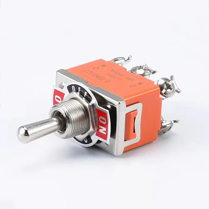 5pcs Toggle Switch Latching On-Off On-On On-Off-On E-TEN1021 1122 1221 1321 Power Button Switch 250V 15A Toggle Switch