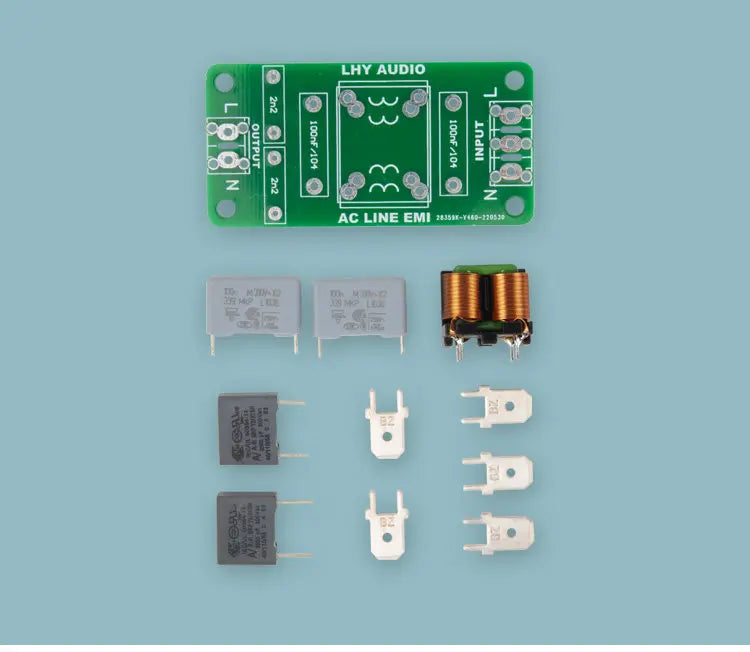 Power Filter Module EMI Filter AC Mains Power Purification Audiophile Noise Reduction and Interference Reduction 4A