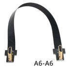 Ribbon FPV HDMI-Compatible Connector Flexible Flat Cable Raspberry Pi 4 Micro HDMI To HDMI Mini HDMI Female 90 Degree FFC 20pin