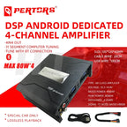 31 Band Eq Car Android Large Screen Host Dsp Power Amplifier 4x80w Car Android Navigation Host Audio Speaker Amp DSP Processor