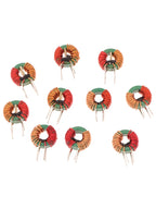 5 Pcs Toroidal Common Mode Inductor 2mH - 14x9x5mm Ferrite Core, 0.7mm Single-Layer Winding,High Current 5A Choke