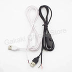 LED Strip USB Connector Cable Extension 2 Pin Power Supply Wire On/Off Switch Electrical 5V Wire For LED Lighting