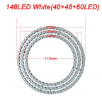 WS2812B Addressable LED Pixel Ring 8 to 241Leds WS2812 5050 RGB LED Diode Ring Color IC Built-in LED