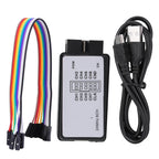 USB Logic Analyzer Device Set Mini Digital  Size 8 Channel Input Memory 24MHz Logic Analyzer 24MHz USB Logic Analyzer
