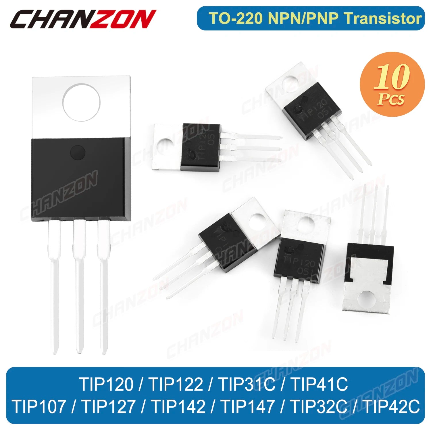 PNP NPN TO220 Tip120 Tip122 Tip41C Tip41 Tip42C Tip31C Tip42 Tip32C Tip31 Tip142 Tip127 Tip147 Tip32 Darlington Power Transistor