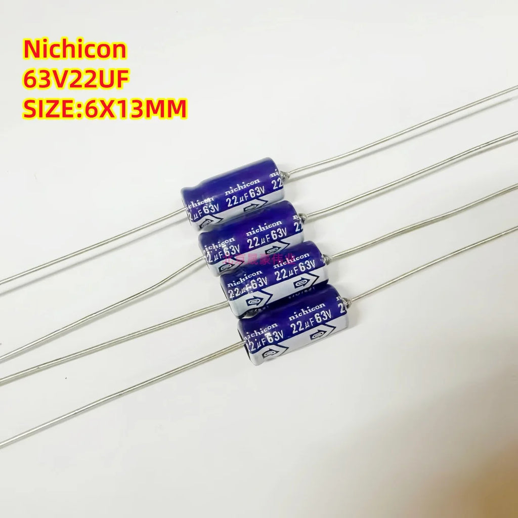 10pcs  50V1UF 2.2UF 3.3UF 4.7UF 10UF 22UF 47UF 100UF 220UF 330UF 470UF 1000UF Axial Audio Electrolytic Capacitor