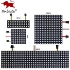 1-10Pcs WS2812B RGB Flexible 4X12 8X8 16x16 8x32 Pixel Led Panel Matrix Screen Module WS2812 Individually Addressable IC DC5V