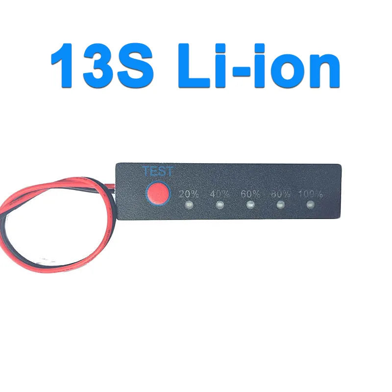 7S 8S 10S 13S LifePO4/Li-ion Battery Packs Battery Capacity Indicator Meter Power Level Tester Module Display Board Panel