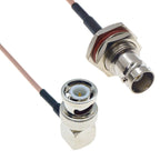 RG316 Cable BNC To BNC Male Female Q9 Plug Jack Crimp Connector Extension RF Brass Copper Coaxial WIFI Coax Jumper Pigtail