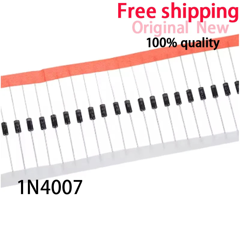 （100-1000piece） 1N4007 4007 1A 1000V DO-41 High quality Rectifier Diode IN4007 1n4007