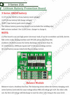 3S 6A 8A 10A 20A 25A 30A 40A 60A Li-ion Lithium Battery 18650 Charger PCB BMS Protection Board For Drill Motor Lipo Cell Module