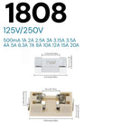 1808 125V 250V AC 0451 SMD Ultra-Rapid Fuses 0.5A 0.75A 1A 2A 3A 4A 5A 6.3A 8A 10A 12A 15A 500MA 750MA 2410 Fast Blow Fuse
