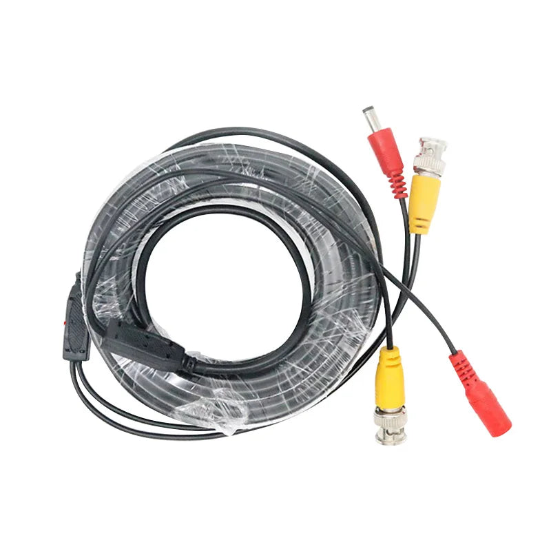 AHD CCTV Camera Video Cable BNC+DC 2 in 1 Video Power Analog Cameras Wires for 2MP 5MP 8MP AHD/TVI/CVI/CVBS Analog DVR System