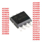 10PCS SOP8 MOS AO4606 AO4614 AO4832 AO4828 AO4826 AO4807 AO4884 AO4805 AO4486 AO4485 AO4480 AO4466 AO4459 AO4405