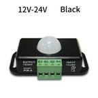 DC 12-24V PIR Motion Sensor Switch - Adjustable Delay Infrared Human Detection Ideal for LED Lights and Wardrobe Strip