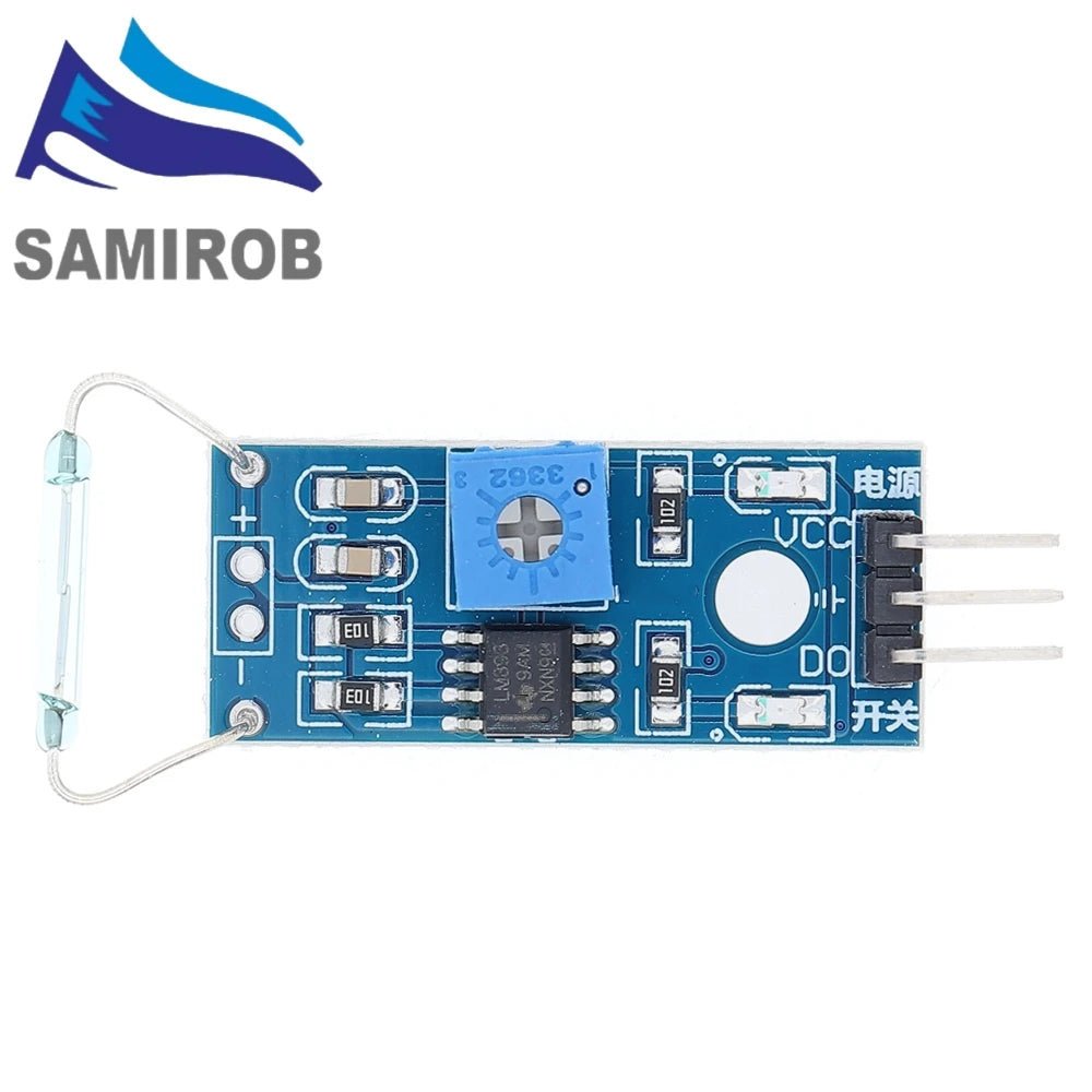Reed Sensor Module Magnetron Module Reed Switch MagSwitch For Arduino Digital Switch Output DC 3.3V-5V Wide Voltage