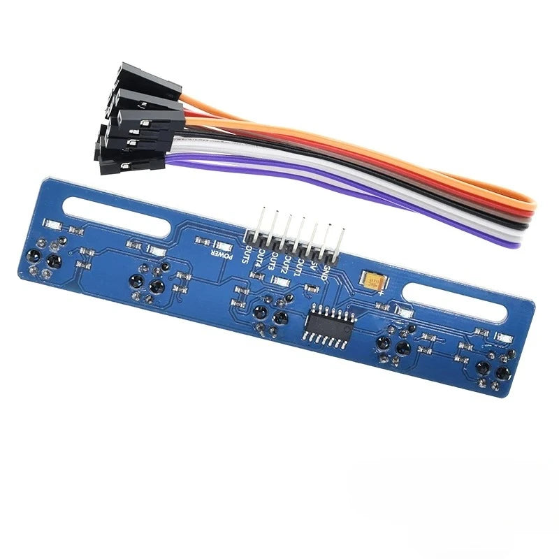 5 channel Infrared Reflective Sensor TCRT5000 KIT 5 way/road IR Photoelectric Switch Barrier Line Track Module