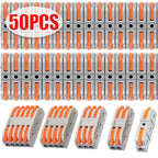 Quick Wire Connectors Multi-circuit Splicing Butt Fast Electrical Connector Universal Push-in Lever Nuts Cable Terminal Block