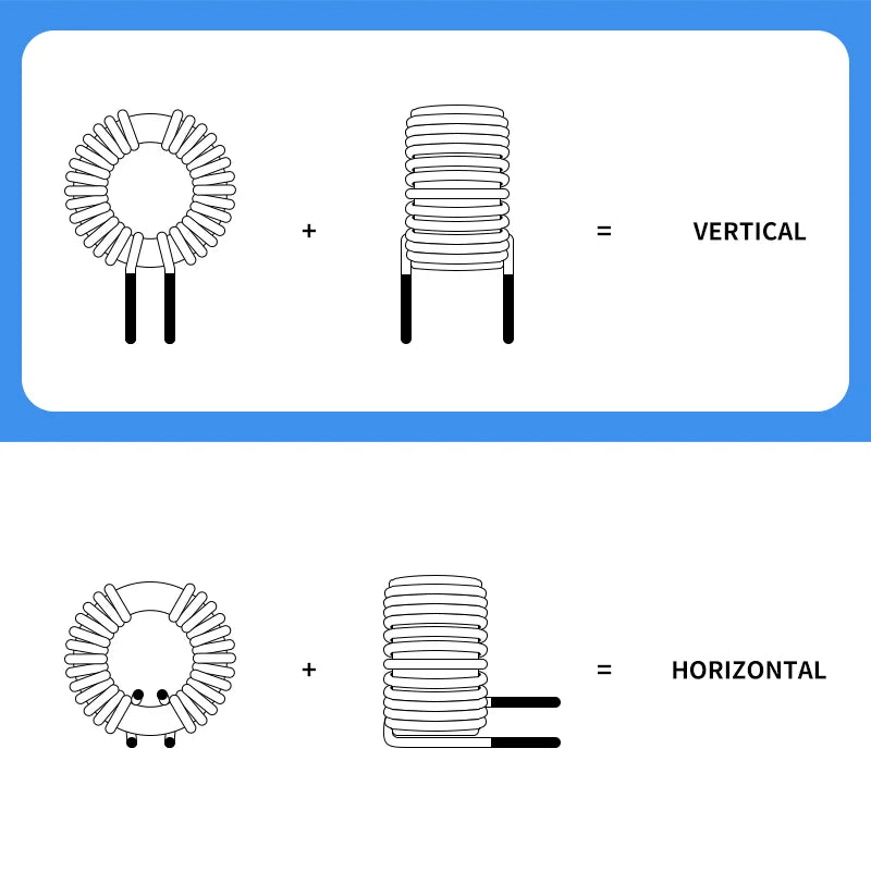 18x10x10 50/80uH 1/2/4/4.7/5/10/20/22/40/45/50mH magnetic ring common mode inductor common mode filter choke