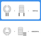 18x10x10 50/80uH 1/2/4/4.7/5/10/20/22/40/45/50mH magnetic ring common mode inductor common mode filter choke