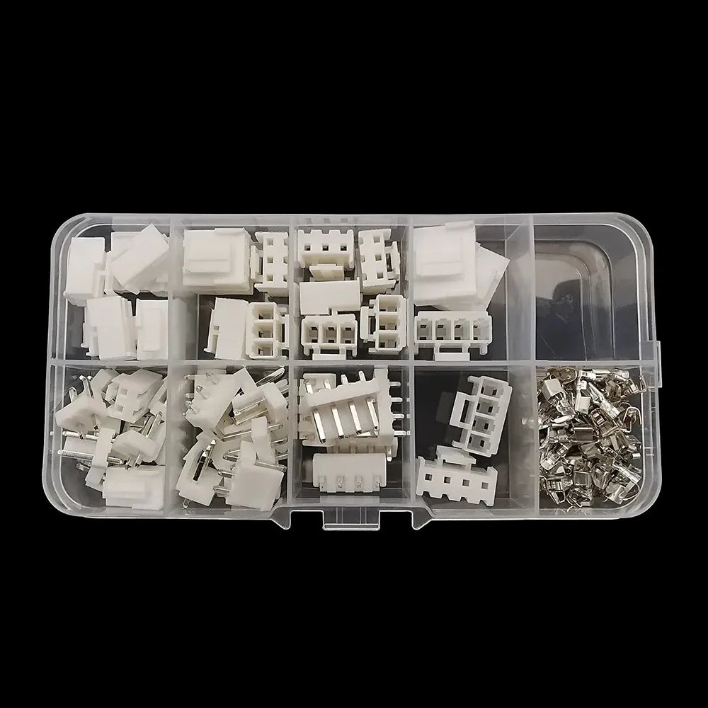 JST 1.25/PH2.0/XH2.54/SM2.54/JST SYP 2P/VH3.96 Male Plug + Female Socket Plastic Housing Terminal Pin Header Wire Connector