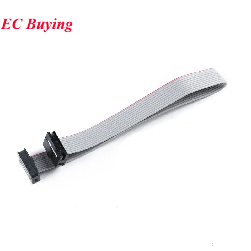 Gray Flat Ribbon Cable 1.27MM 2.0MM 2.54MM Pitch AVR 20cm Data Line Wire FC-6/8/10/12/14/16/20/24/26/30/34/40/50P Pin Connector