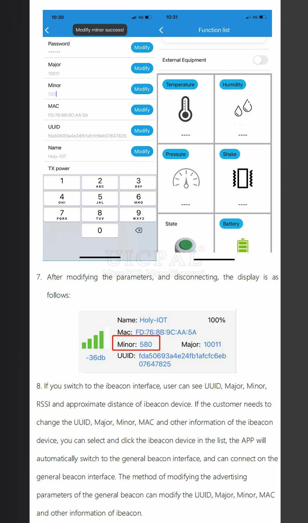 NRF52810 Beacon BLE4.2 4.0 Bluetooth Module Indoor Positioning Waterproof Long Range Programmable Tracker for IBeacon with Batte
