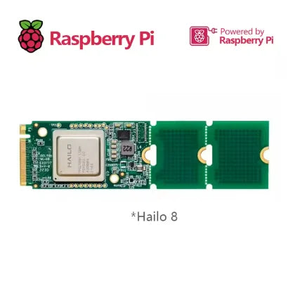 Official Raspberry Pi 5 AI Kit for raspberry pi 5 combines official M.2 HAT Hailo-8L AI accelerator