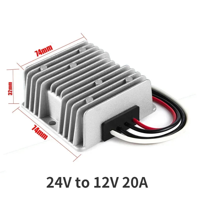24V to 12V 1A-60A Power Converter DC Step Down 24 Volt to 12 Volt Buck Module Buck Regulator Voltage Transformer