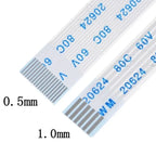 10PCS Flat Flexible Cable FFC FPC LCD Cable AWM 20624 80C 60V VW-1 Pitch 0.5 1.0MM 4P 6 8 10 12 14 16 18 20 24 26 30 32 34 40Pin