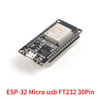 ESP32 Development Board WiFi Bluetooth Module 32D 32U CH340 CP2102 Type-C Micro USB 30Pin 38Pin for Arduino