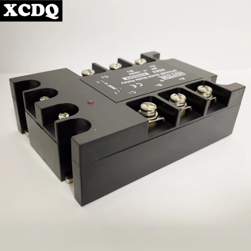 3 Phase Solid State Relay AC to AC 75-280V Input 24-480V Load 110 Volt Power Rele 220V 230V Voltage Control Relay 10-100A