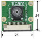 Raspberry Pi Global Shutter Camera - OV9281 1MP Monochrome Module Compatible with Pi 5, Pi 4B, Pi 3B+
