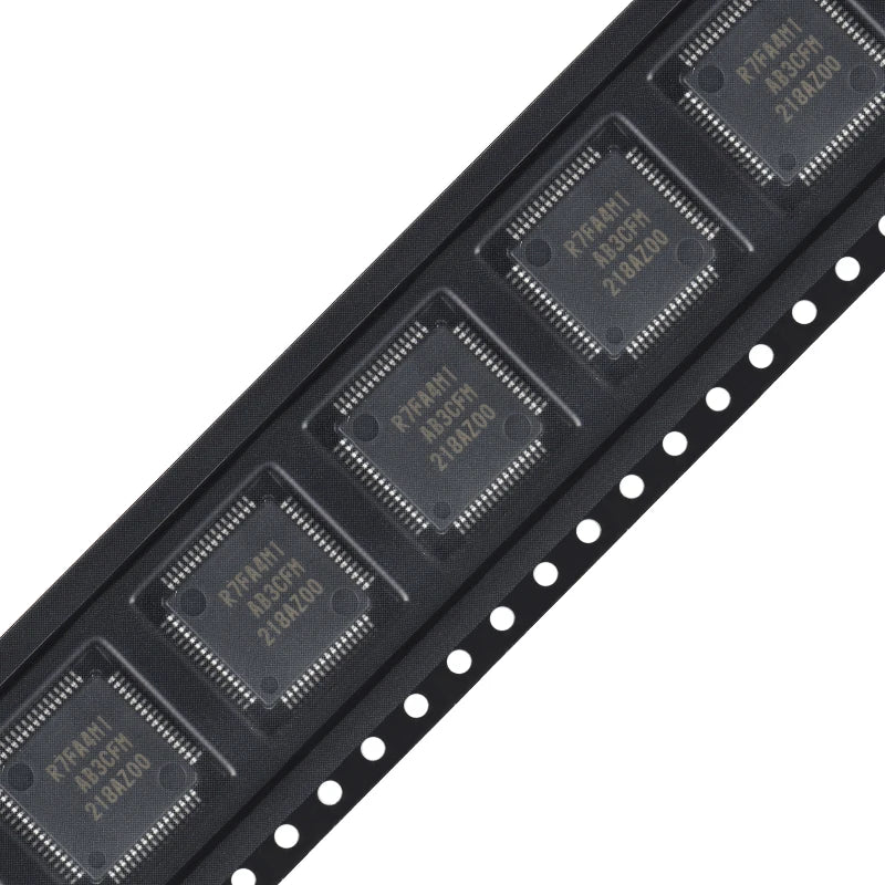 5Pcs/1pc R7FA4M1AB3CFM # AA0 R7FA4M1 R7FA4M1AB3CFM#AA0 LQFP-64 48MHz ARM Cortex®-M4 Microcontroller Chip IC