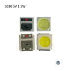 50PCS 100PCS Biggest LED Chip LED Backlight  3030 6 V 2W 1W 3V 1.5W Cool White Cold White For LCD TV Repair